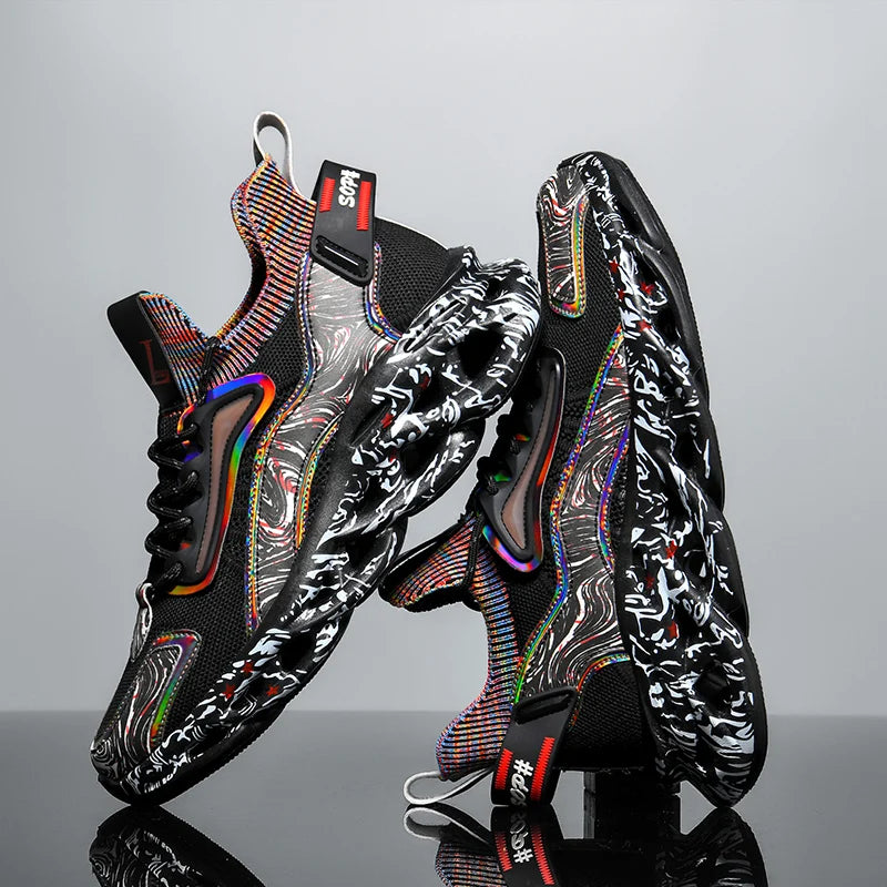 Morgan | Chaussures de Sport à Lacets Multi-Couleur
