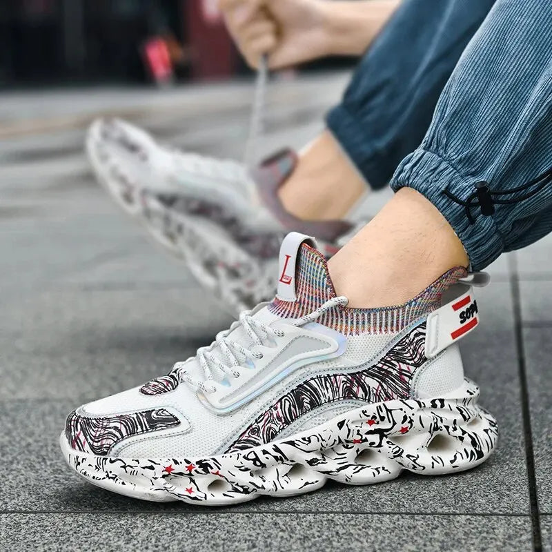 Morgan | Chaussures de Sport à Lacets Multi-Couleur