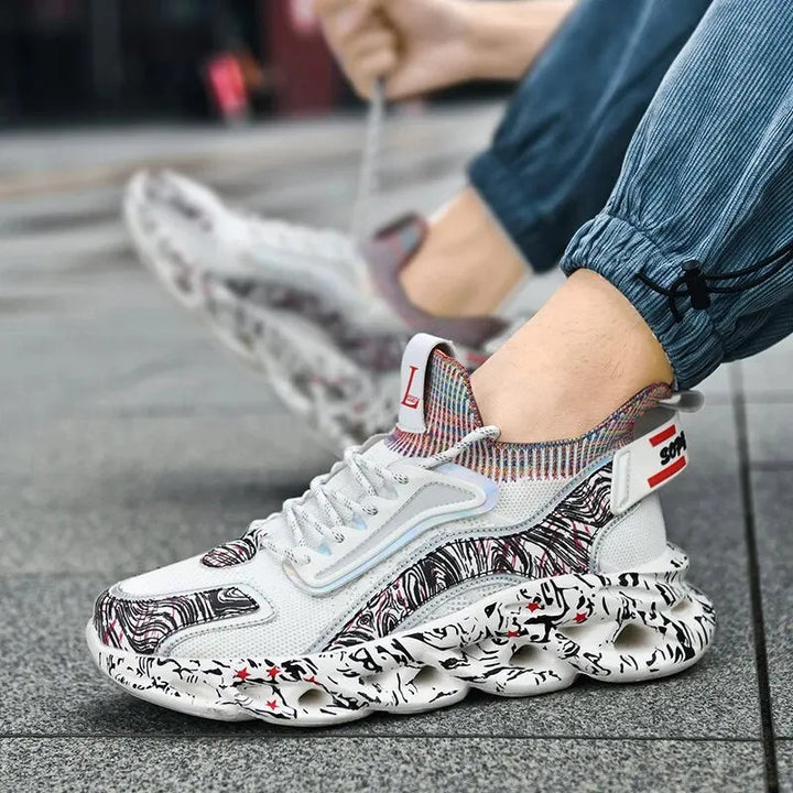 Morgan | Chaussures de Sport à Lacets Multi-Couleur