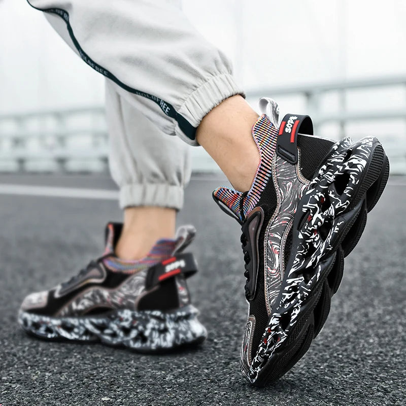 Morgan | Chaussures de Sport à Lacets Multi-Couleur