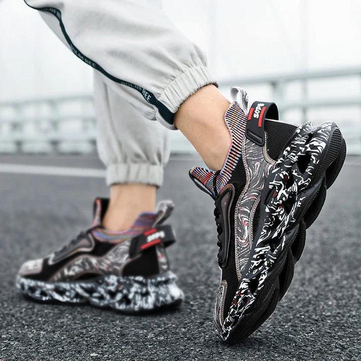 Morgan | Chaussures de Sport à Lacets Multi-Couleur