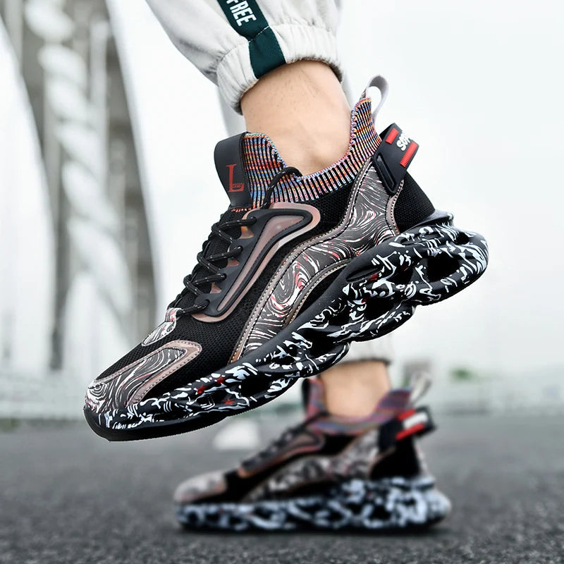 Morgan | Chaussures de Sport à Lacets Multi-Couleur