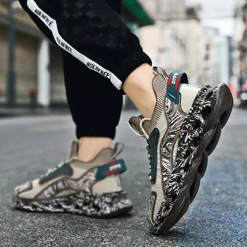 Morgan | Chaussures de Sport à Lacets Multi-Couleur
