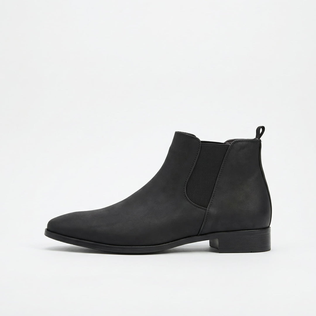 Gabrielle | Bottines Chelsea en Cuir Noir