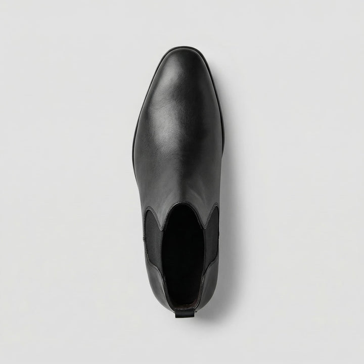 Gabrielle | Bottines Chelsea en Cuir Noir