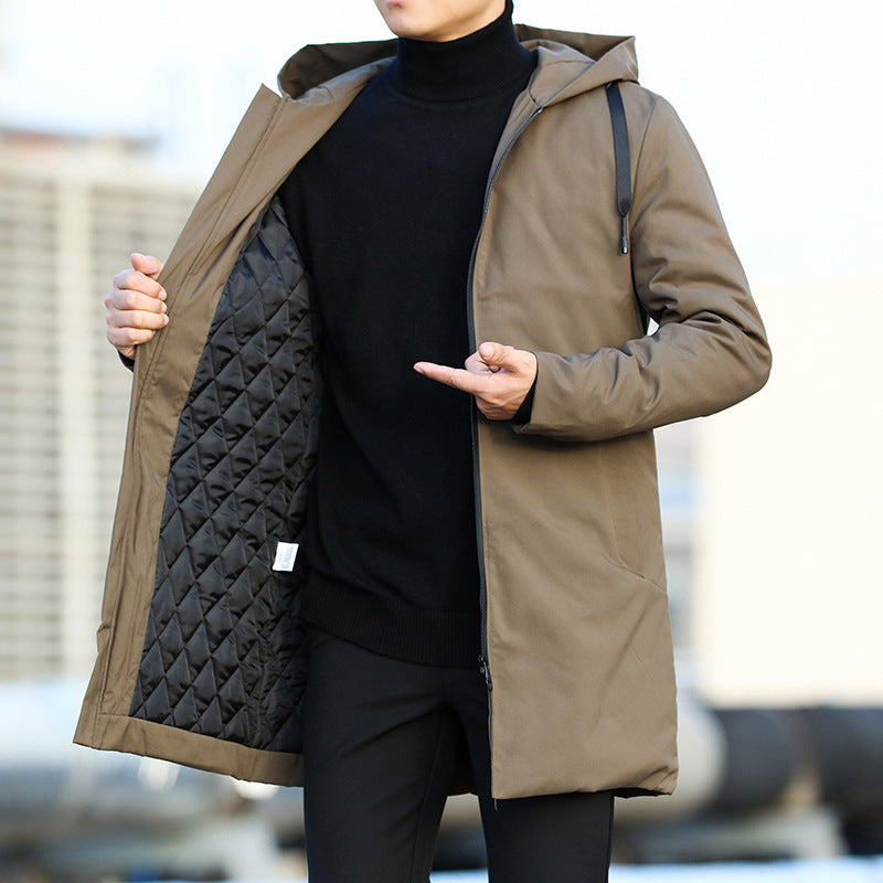Nicolas | Manteau Homme Capuche Matelassé Fermeture Zip