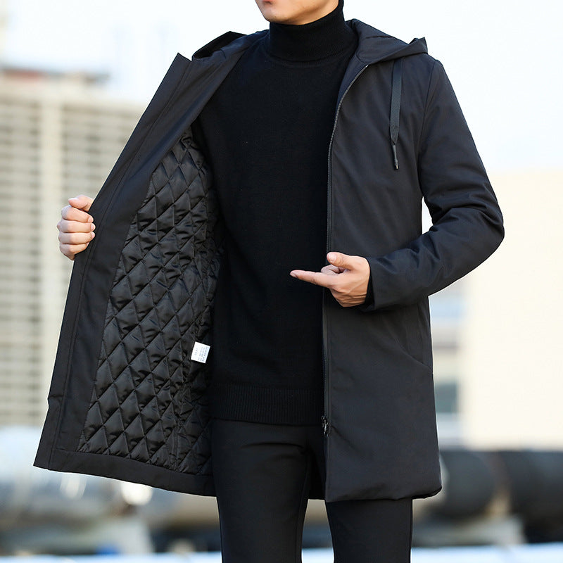 Nicolas | Manteau Homme Capuche Matelassé Fermeture Zip