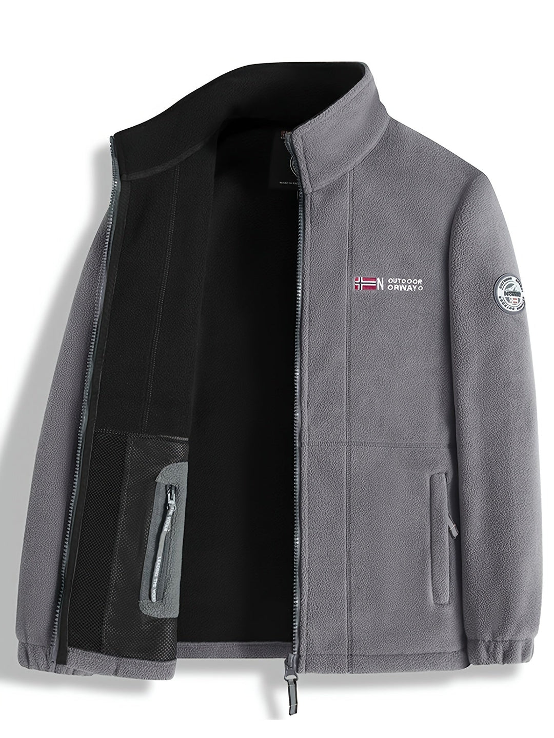 Victor | Veste Polaire Homme Col Montant Zip