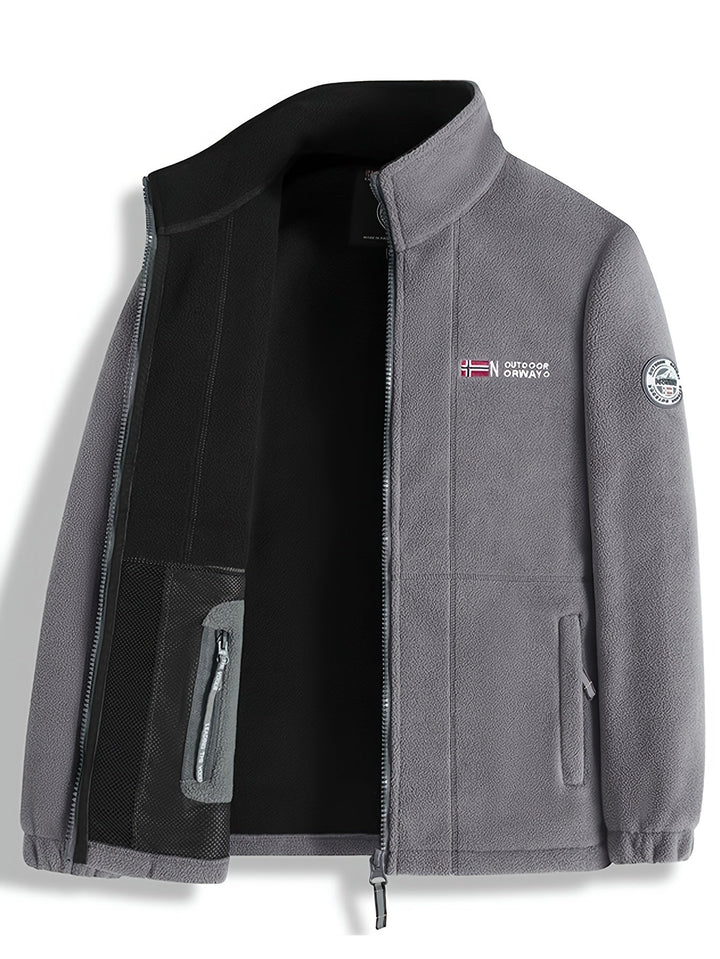 Victor | Veste Polaire Homme Col Montant Zip