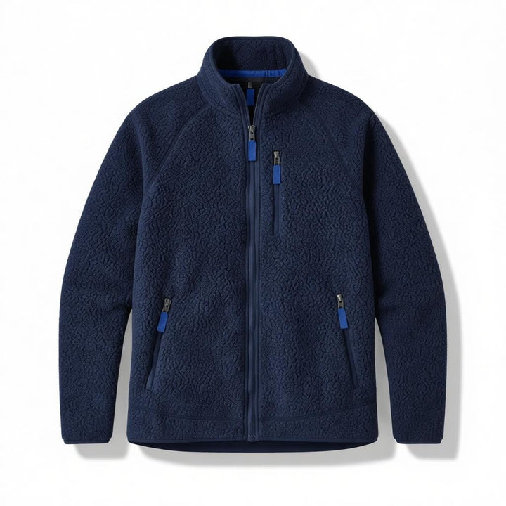 Camille | Veste Polaire Col Montant Fermeture Éclair Femme Hiver