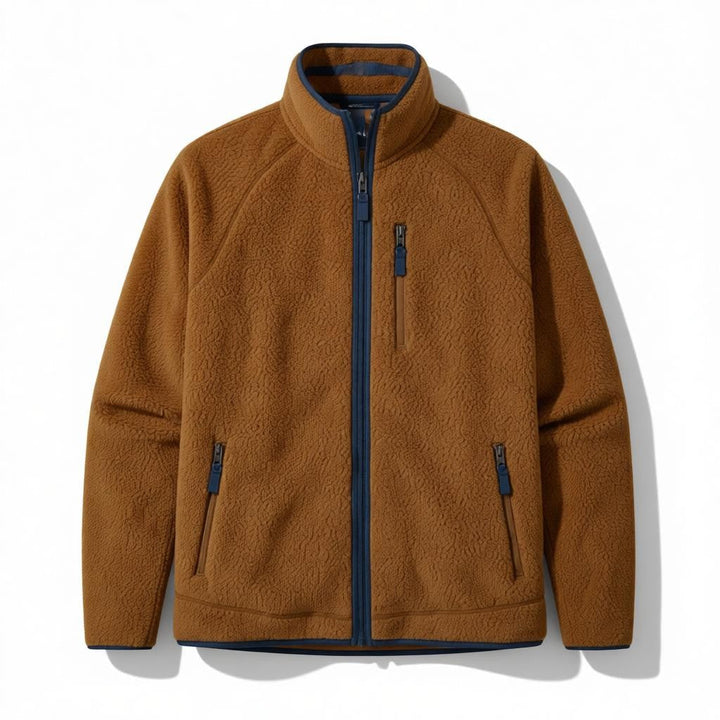 Camille | Veste Polaire Col Montant Fermeture Éclair Femme Hiver
