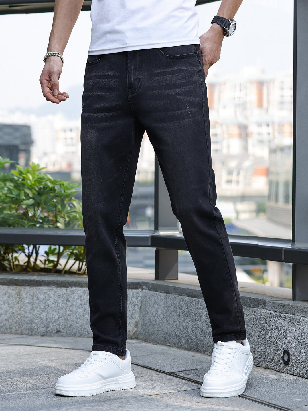 Mathieu | Jean Denim Jambe Droite Homme
