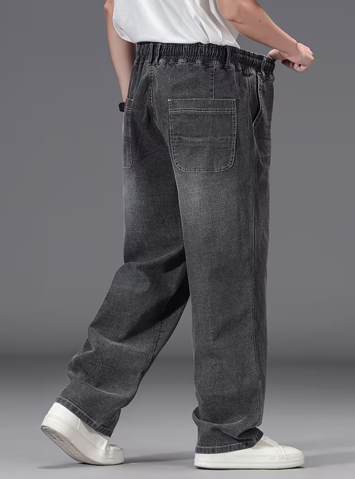 Antoine | Pantalon Large Taille Élastique Homme