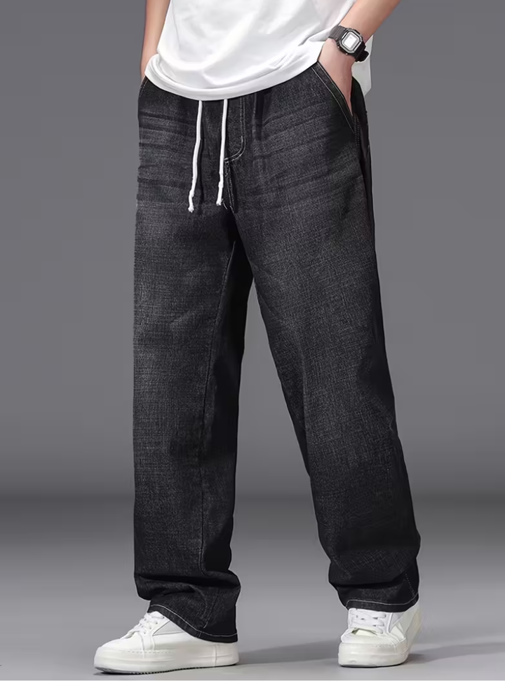 Antoine | Pantalon Large Taille Élastique Homme