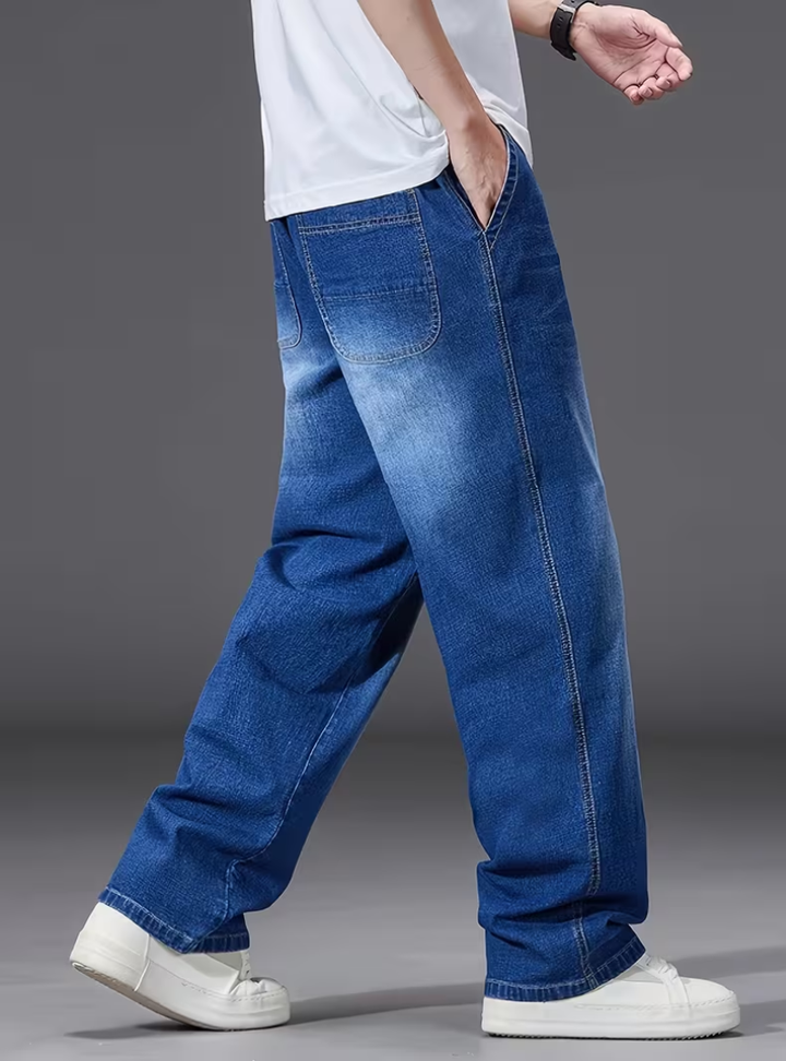 Antoine | Pantalon Large Taille Élastique Homme