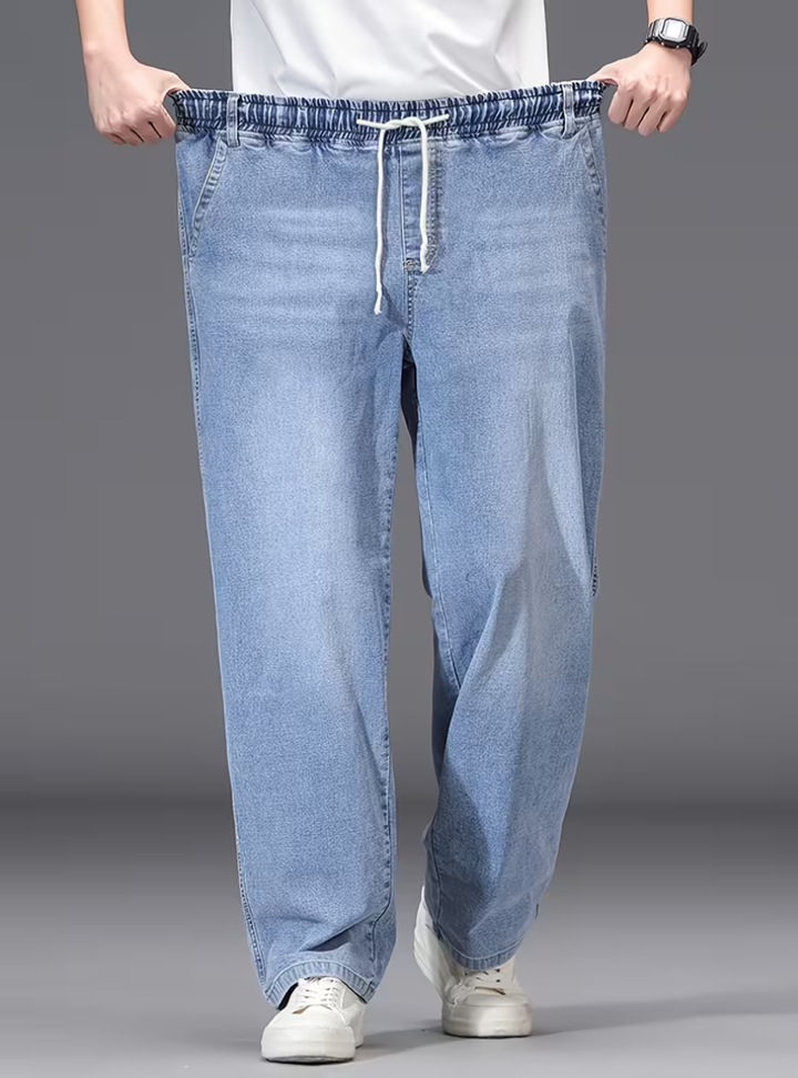 Antoine | Pantalon Large Taille Élastique Homme