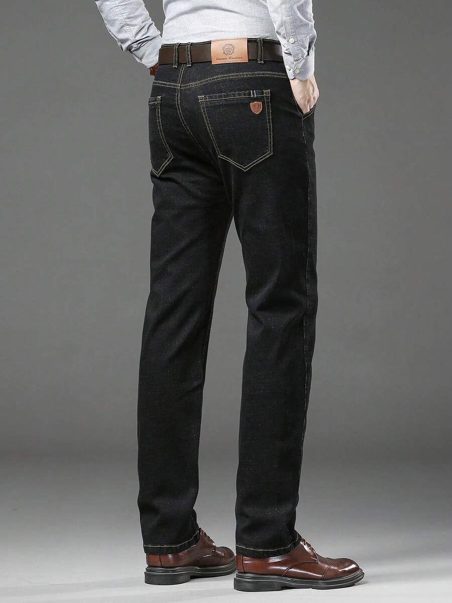 Edouard | Jean Droit Homme en Denim Bleu
