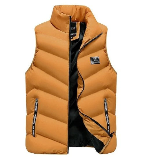 Charles | Gilet Matelassé Col Zippé Homme