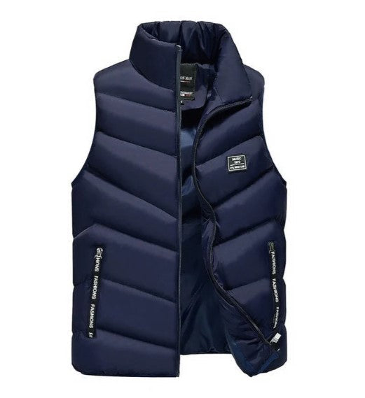 Charles | Gilet Matelassé Col Zippé Homme