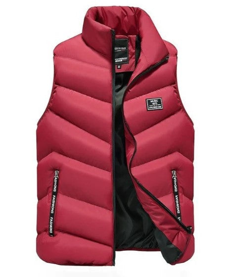 Charles | Gilet Matelassé Col Zippé Homme