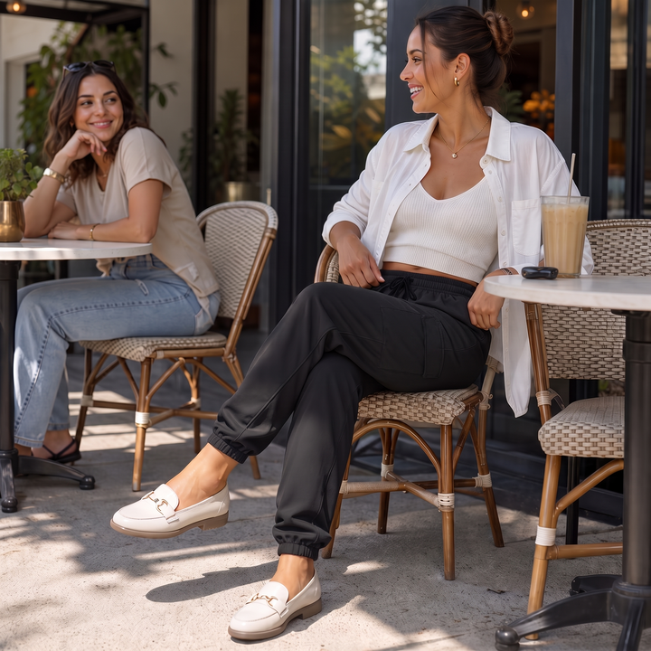 Audrey | Pantalon Jogger Cargo Femme Relax