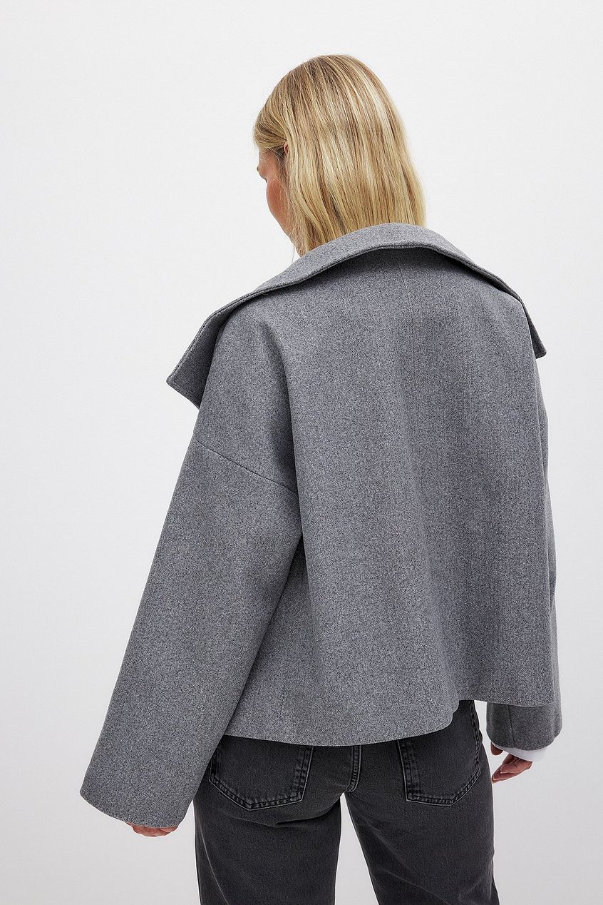Héloïse | Manteau en Laine Croisé Col Large