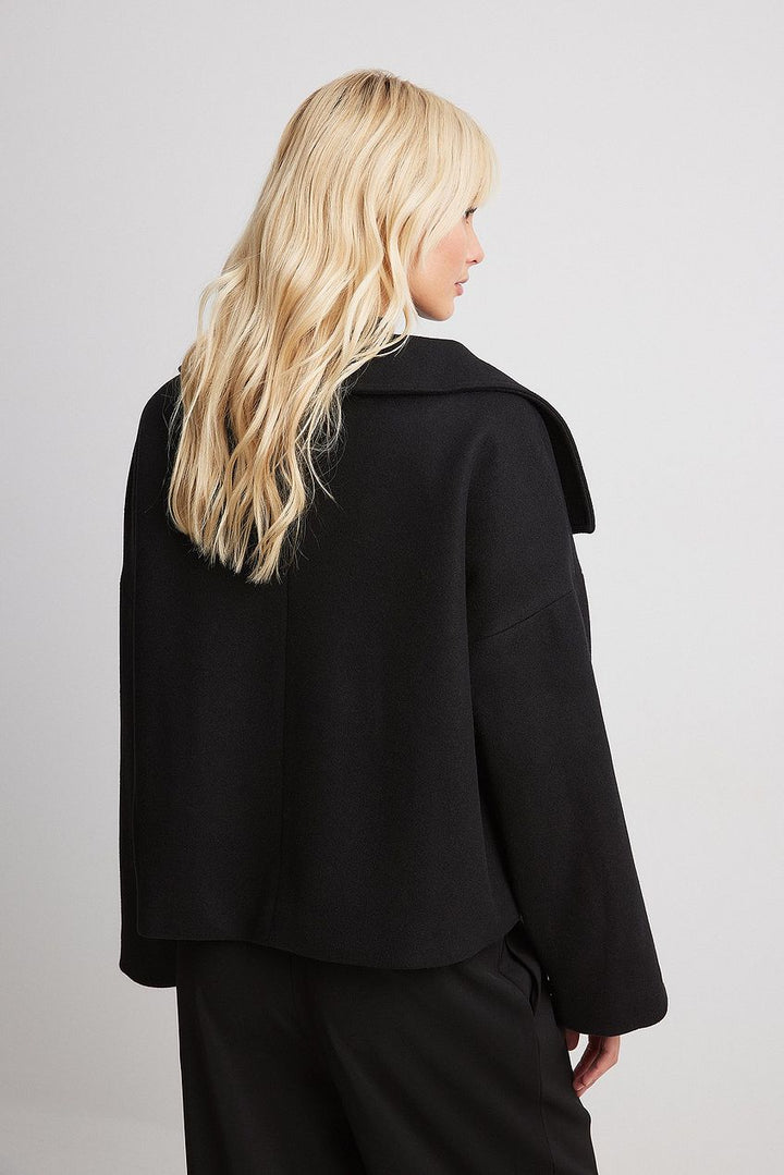 Héloïse | Manteau en Laine Croisé Col Large