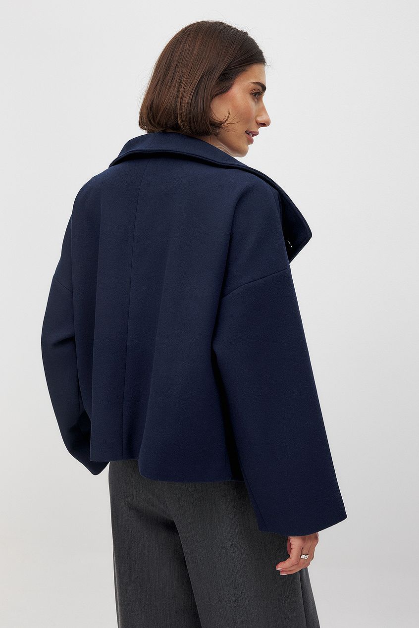 Héloïse | Manteau en Laine Croisé Col Large