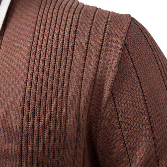 Benoît | Polo Maille Encolure Boutonnée Manches Longues