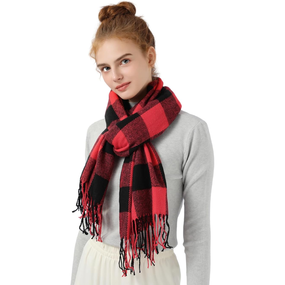 Manon | Manteau Long Femme Coupe Relax avec Foulard