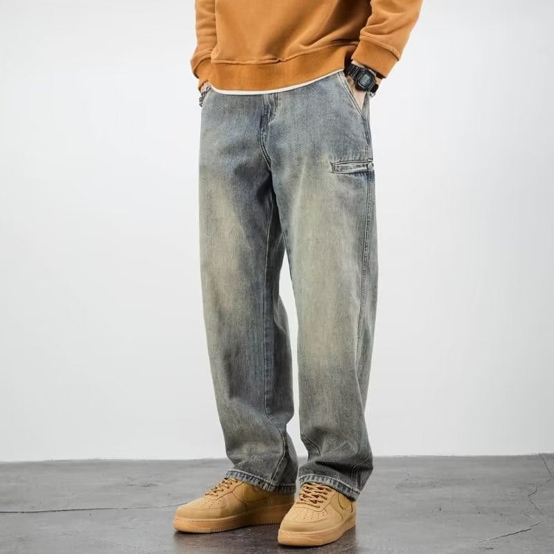 Thomas | Jean Homme Jambe Large Poches Utilitaires