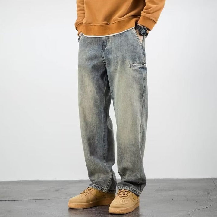 Thomas | Jean Homme Jambe Large Poches Utilitaires