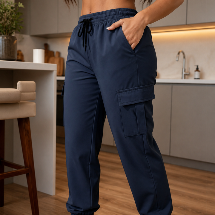 Audrey | Pantalon Jogger Cargo Femme Relax