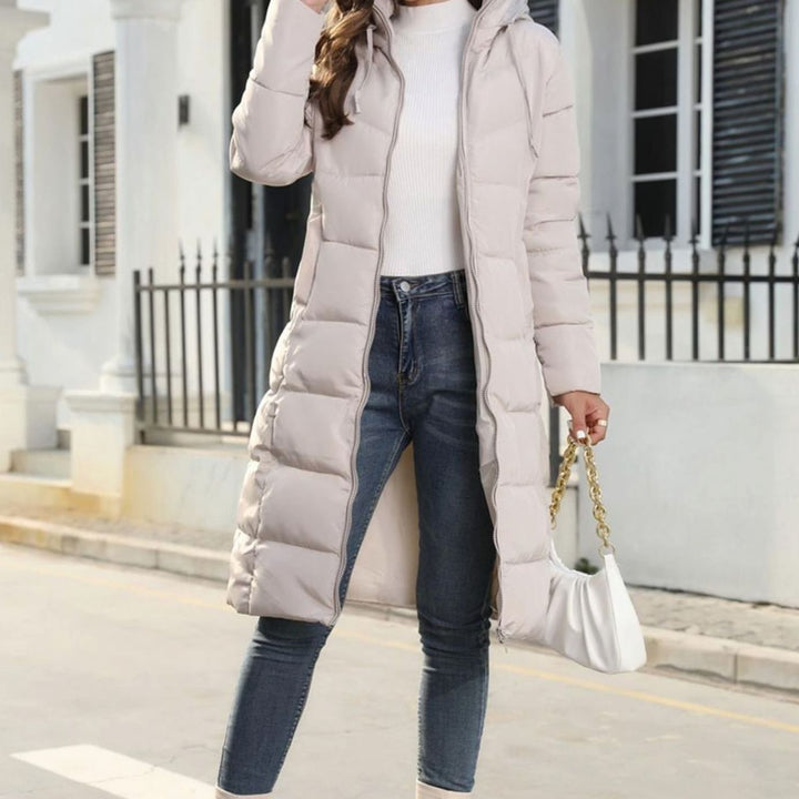 Clara | Doudoune Capuche Longue Fermeture Zip