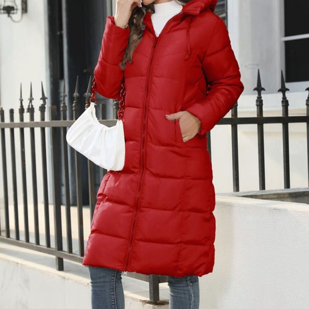 Clara | Doudoune Capuche Longue Fermeture Zip