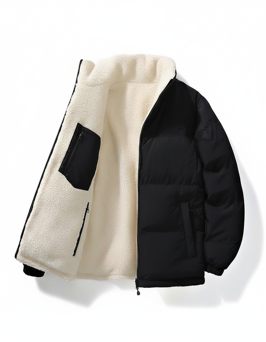 Agathe | Doudoune Femme Col Zippée Mouton