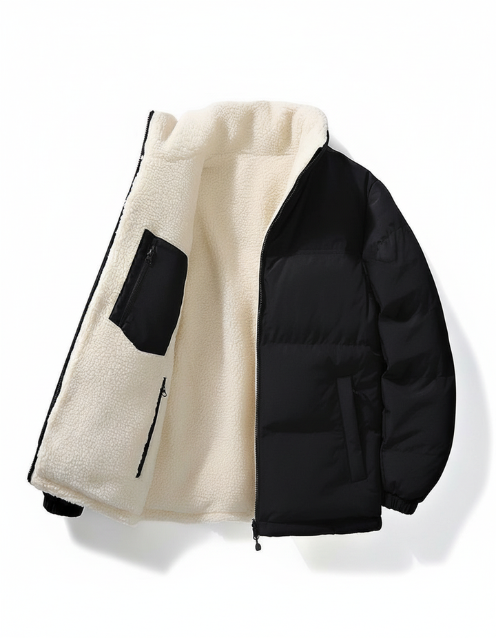 Agathe | Doudoune Femme Col Zippée Mouton