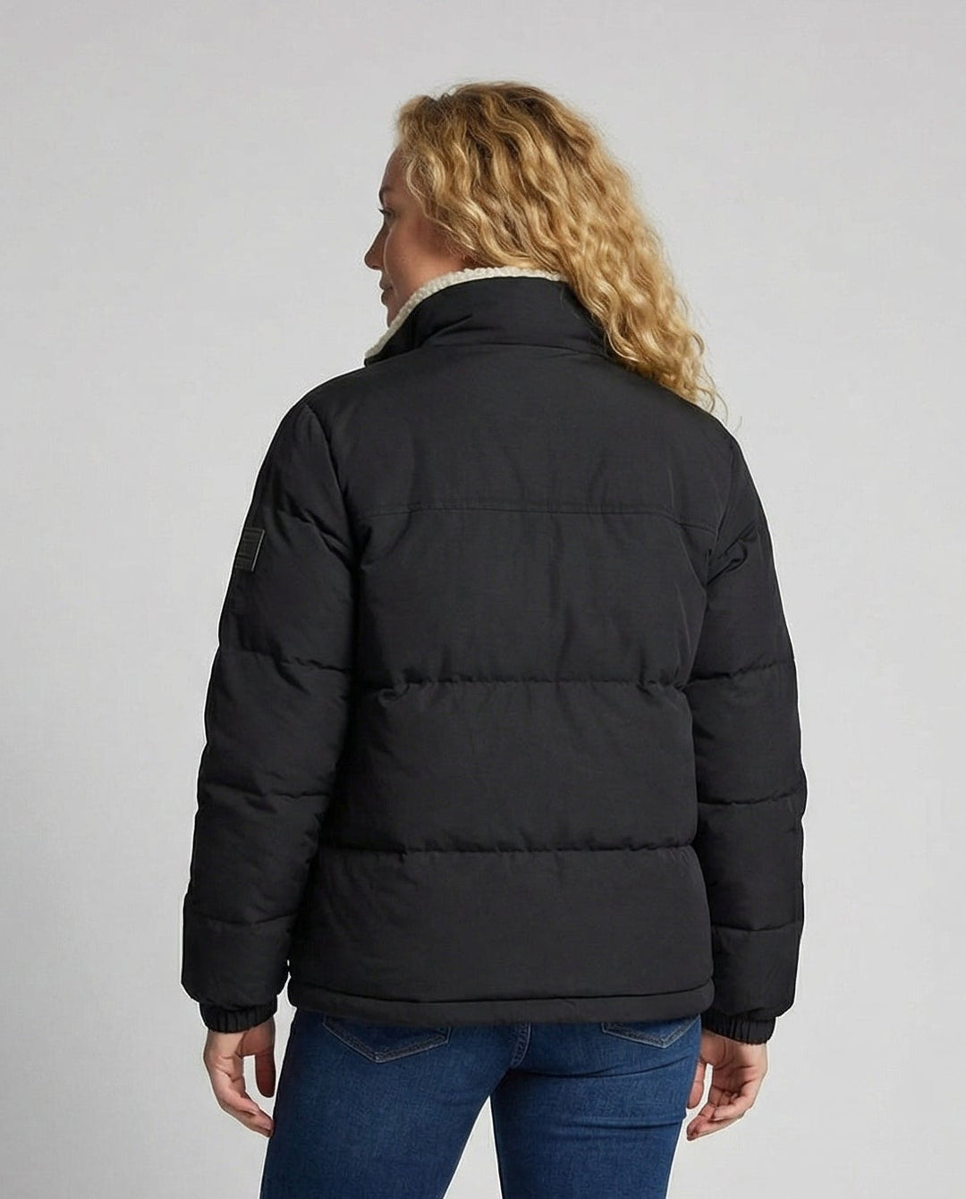 Agathe | Doudoune Femme Col Zippée Mouton