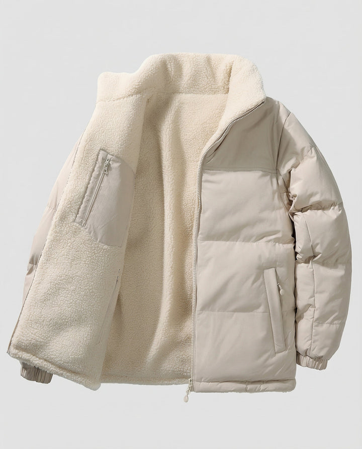 Agathe | Doudoune Femme Col Zippée Mouton