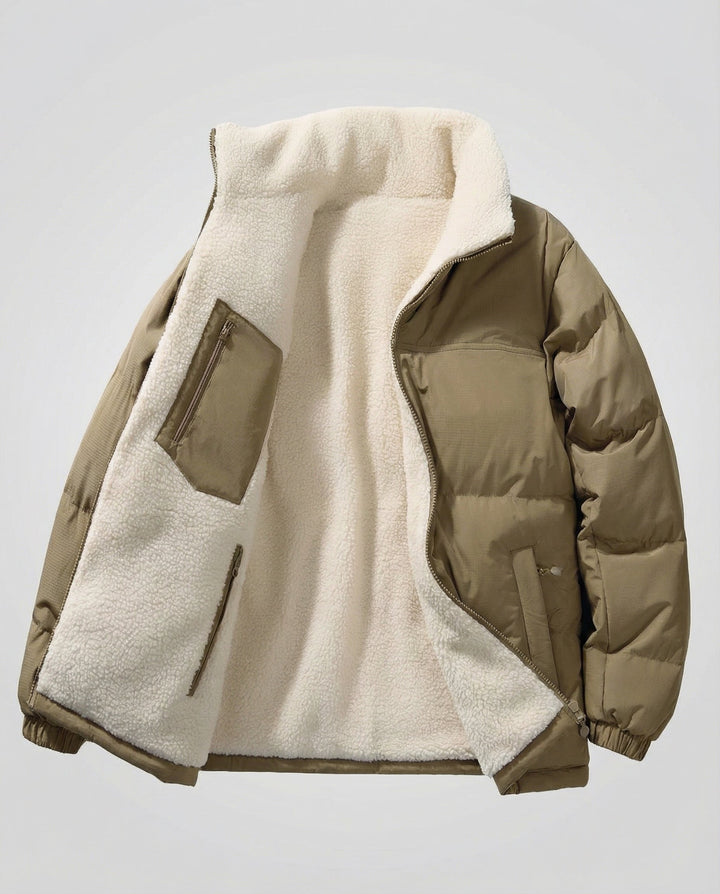 Agathe | Doudoune Femme Col Zippée Mouton
