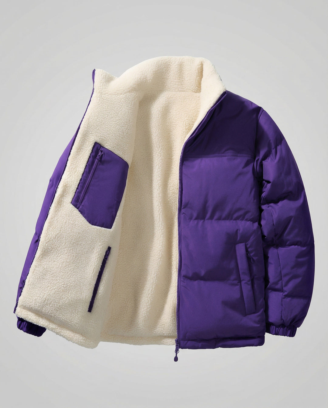 Agathe | Doudoune Femme Col Zippée Mouton