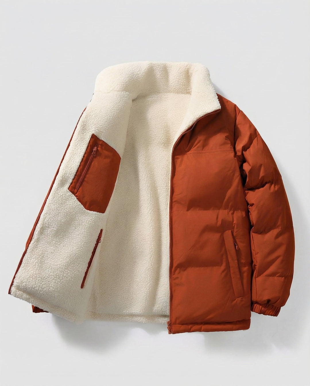 Agathe | Doudoune Femme Col Zippée Mouton