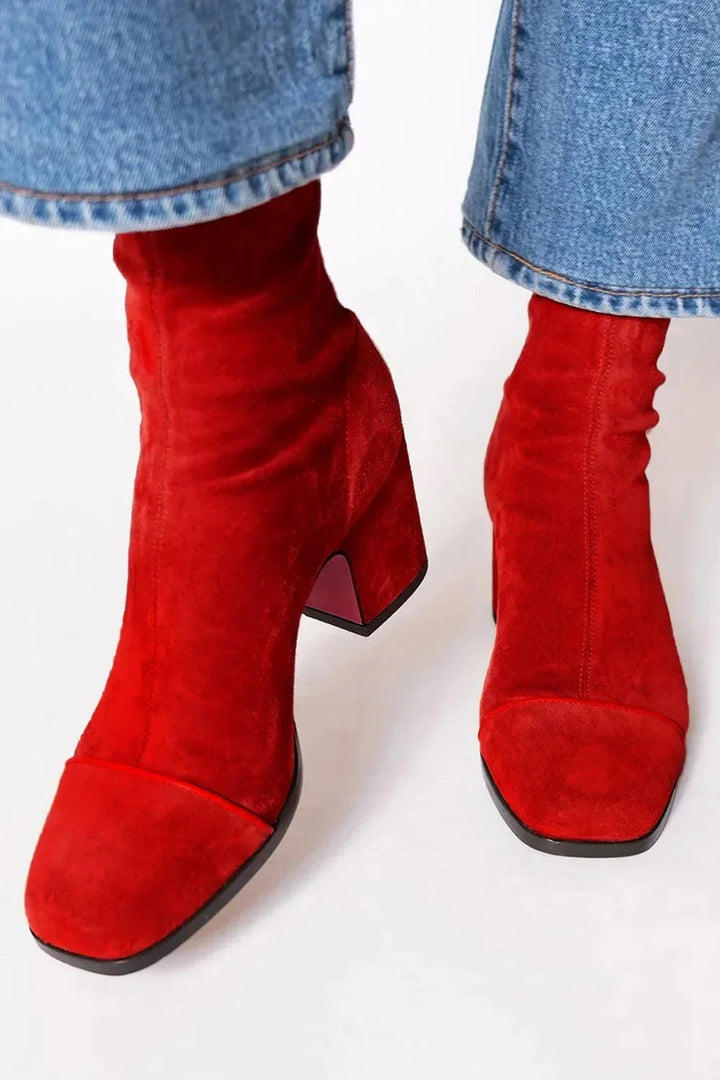 Laura | Bottes à Talon Bloc Cheville