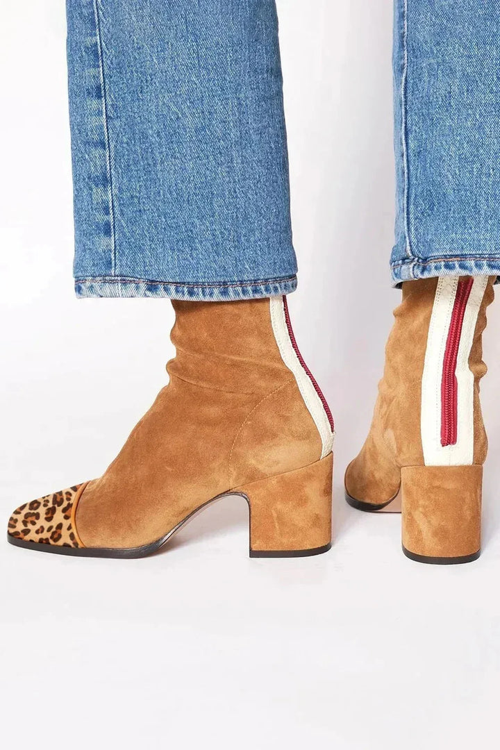 Laura | Bottes à Talon Bloc Cheville
