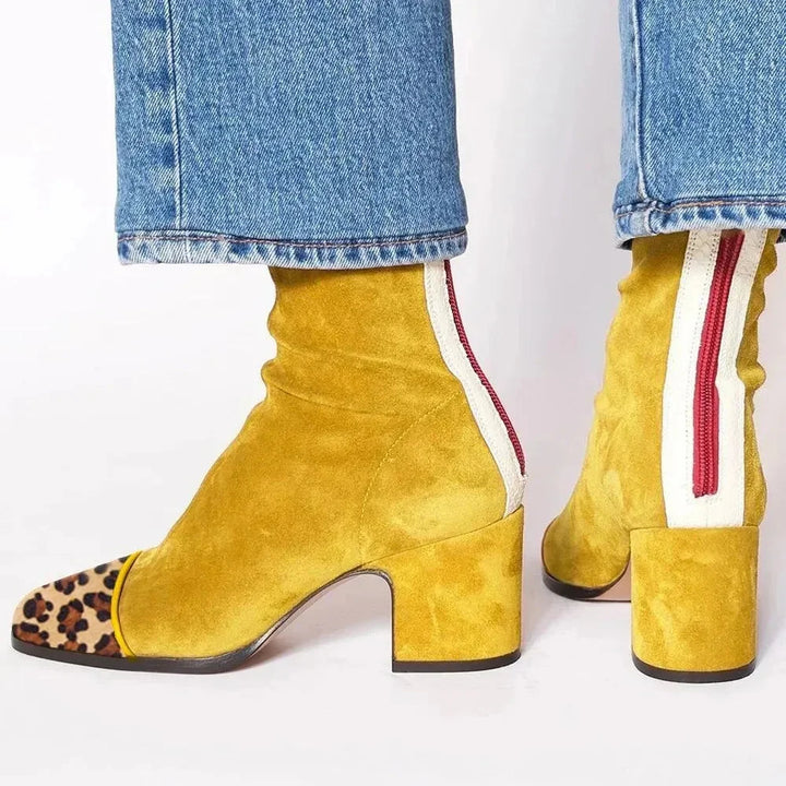 Laura | Bottes à Talon Bloc Cheville