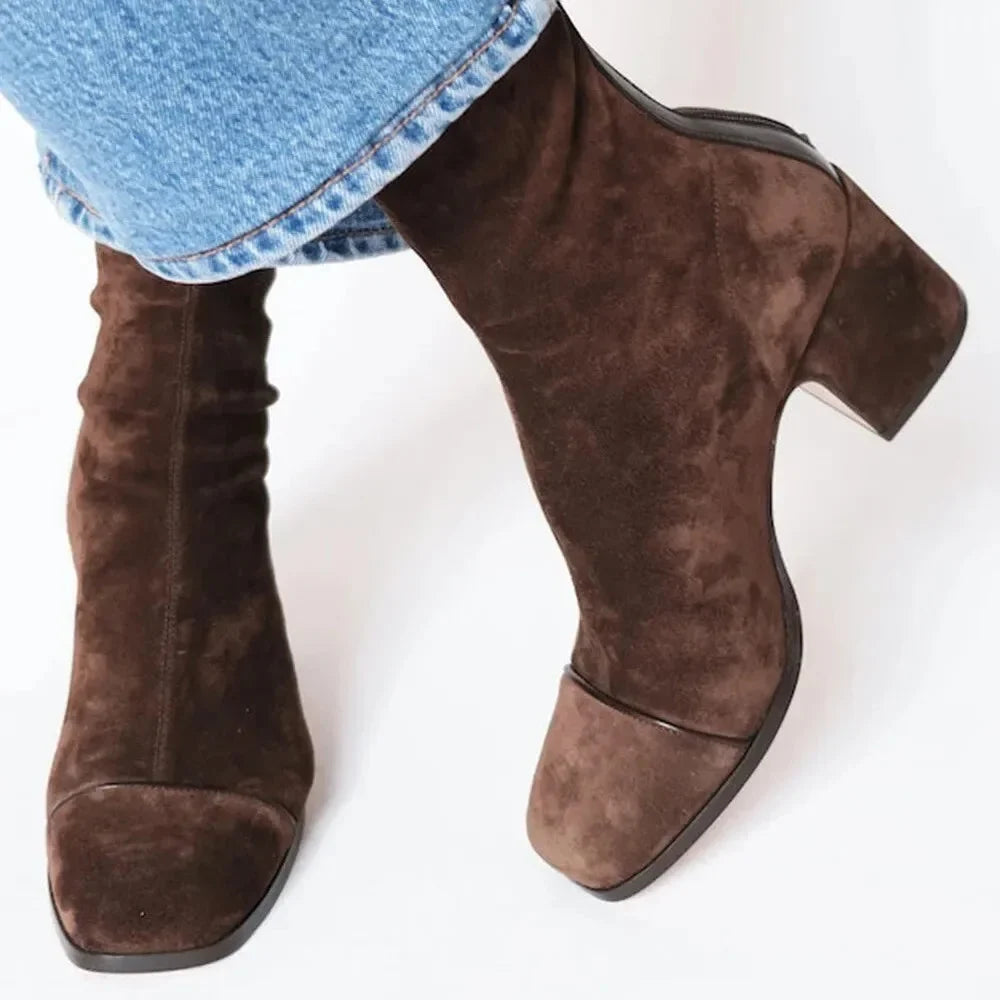 Laura | Bottes à Talon Bloc Cheville