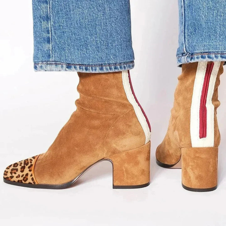 Laura | Bottes à Talon Bloc Cheville