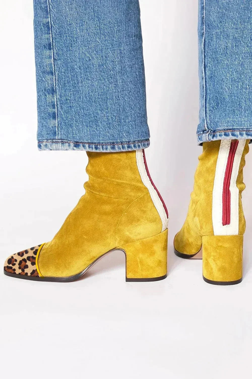 Laura | Bottes à Talon Bloc Cheville